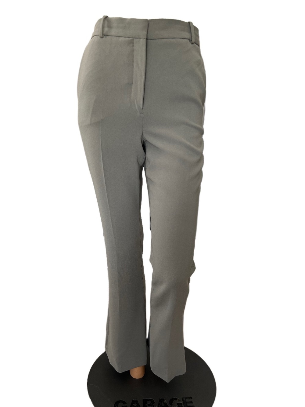 Babaton Gray Boot-Cut/Flared Trousers